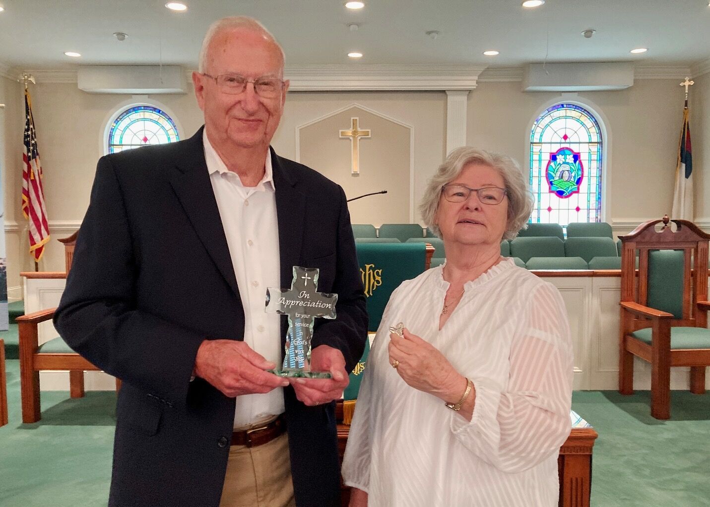 Couple honored for service to church